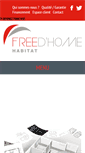 Mobile Screenshot of freedhome-habitat.com
